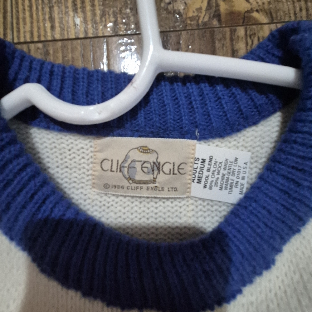 Vintage 1984 Kawasaki Wool Blend Sweater Adult Medium - Picture 6 of 8